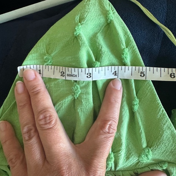 Free People NEW Primmy Midi Dress Greengage Size Medium Green - Picture 14 of 15